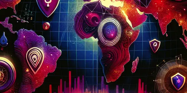 A vibrant world map illustrating adult content categories, featuring icons for safety and privacy in a digital landscape.